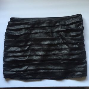Apostrophe Black mini skirt